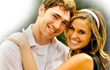 couple with great smiles